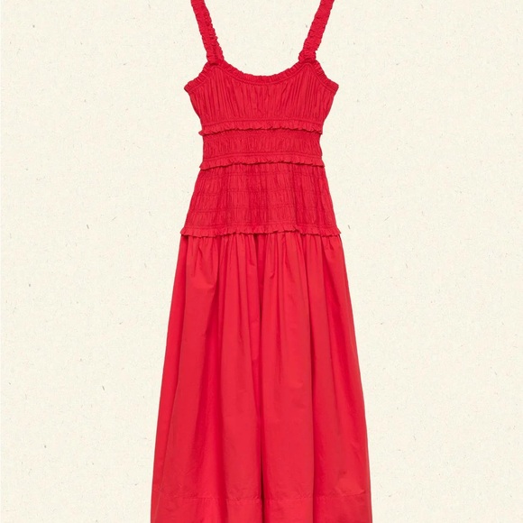 Doen Dresses & Skirts - Doen Red Midi Dress